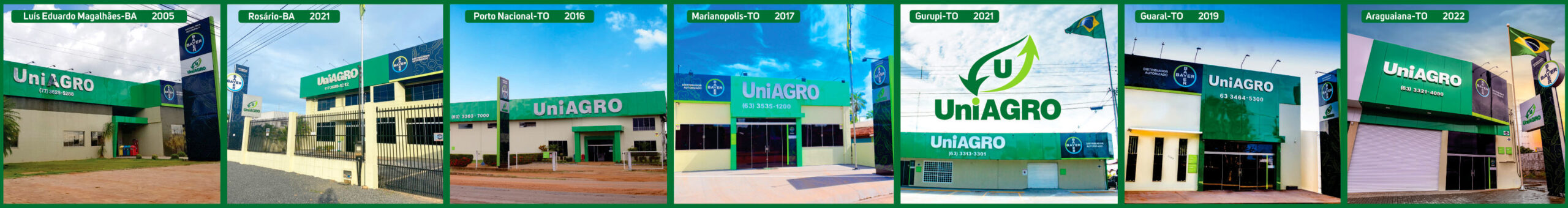 Anúncio Uniagro – Cabeçalho